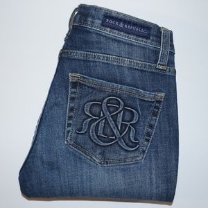 ROCK & REPUBLIC Berlin Low Rise Skinny jeans sz 4M